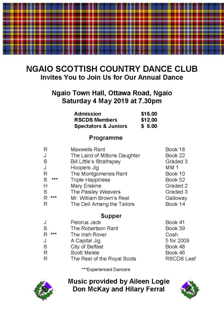 Ngaio Club Annual Dance @ Ngaio Town Hall | Wellington | Wellington | New Zealand