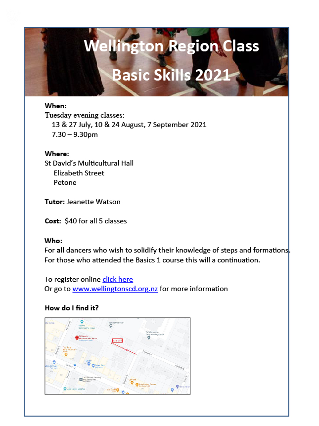 Region Basic Skills Class 2 @ St David's Multicultural Hall | Lower Hutt | Wellington | New Zealand